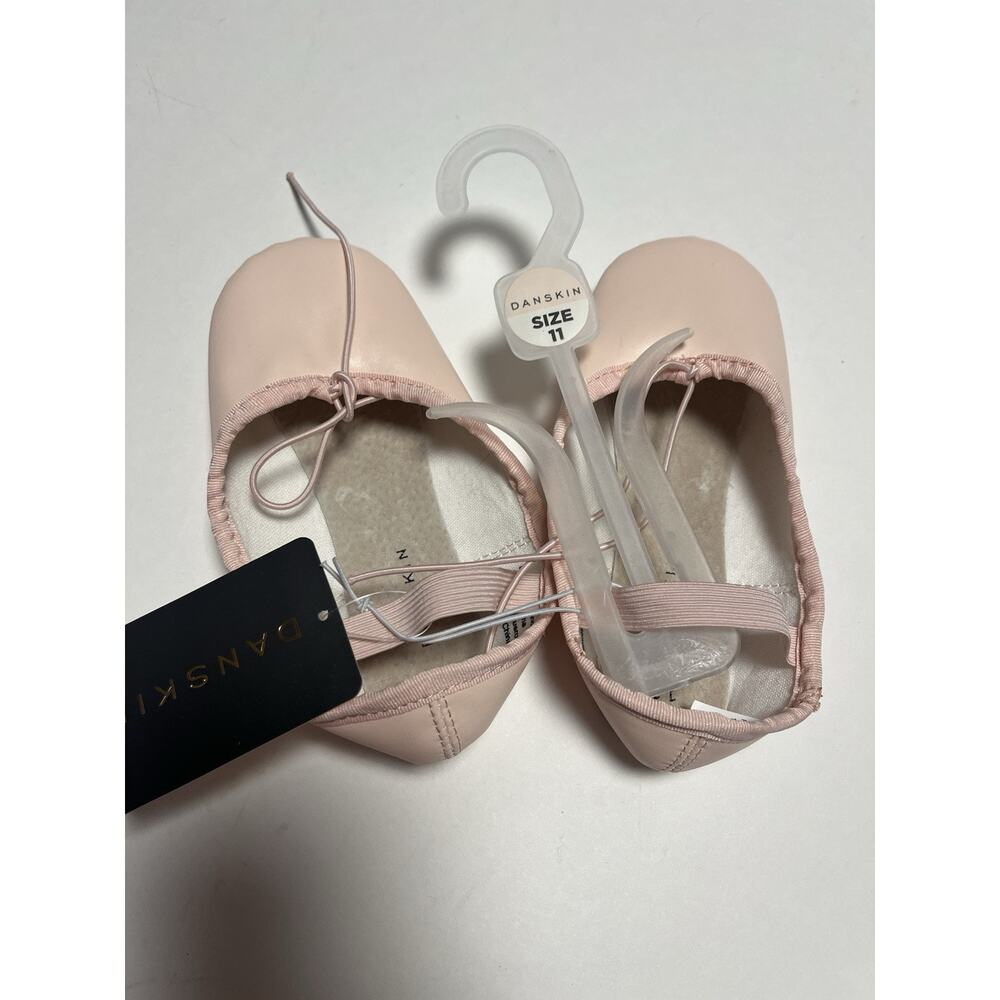 Danskin‎ Ballet Dance Shoes Youth Size 11 Pink